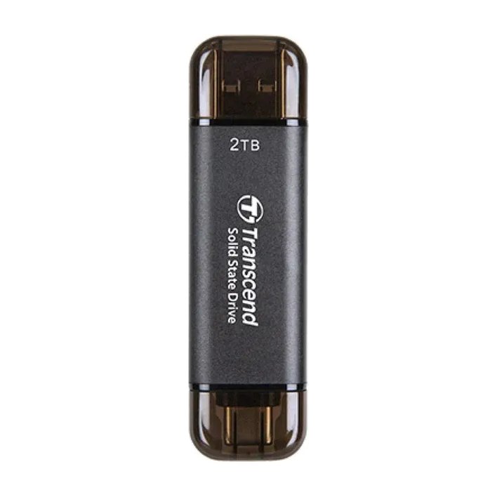 Transcend 128 GB ESD310C USB3.2 TYPE A & C (USB 10Gbps) OTG COMPACT PORTABLE SSD - Transcend | Buy Online in South Africa