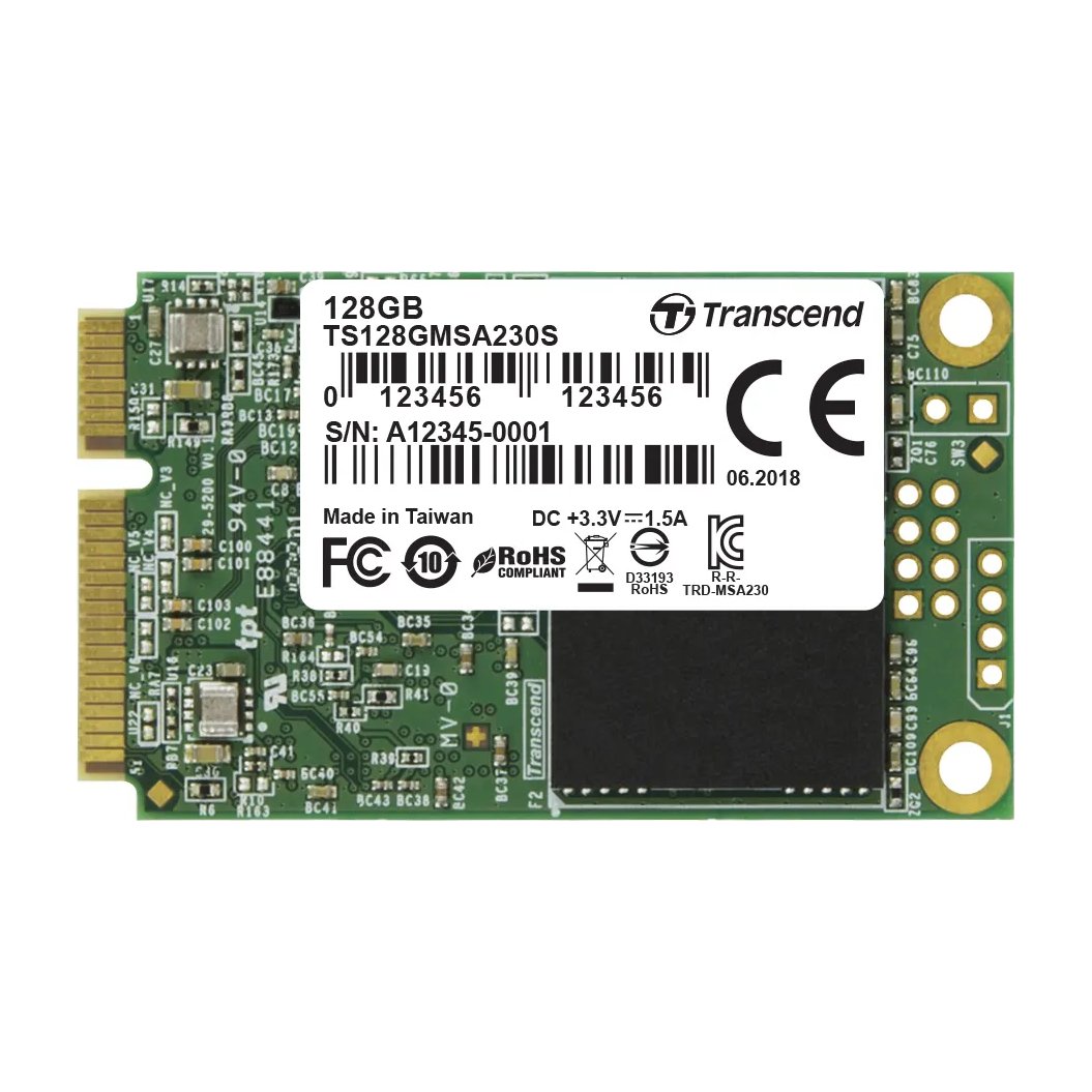 Transcend 128GB MSA230S Msata SSD – 3D Nand - Transcend | Buy Online in South Africa