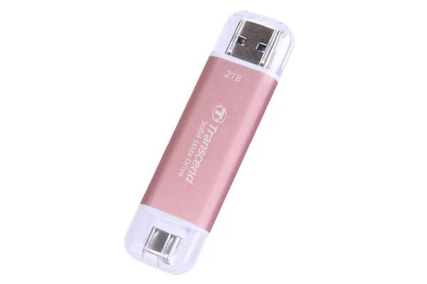 Transcend 2 TB ESD310P USB3.2 TYPE A & C (USB 10Gbps) OTG COMPACT PORTABLE SSD - Transcend | Buy Online in South Africa