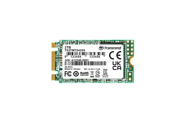 Transcend 2 TB MTS425S M.2 SATA 3 2242 SSD 3D Nand – Cacheless - Transcend | Buy Online in South Africa