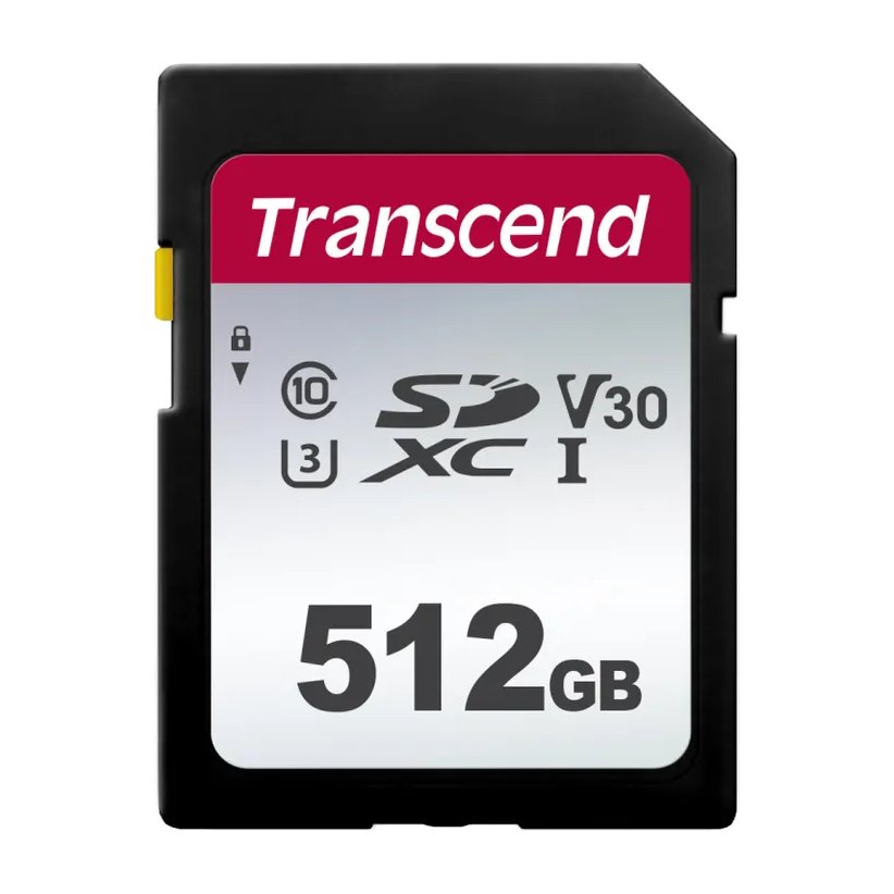 Transcend 300S 512GB UHS-1 Class 10 U1 U3 V30 SDXC Card 3D Nand - Transcend | Buy Online in South Africa