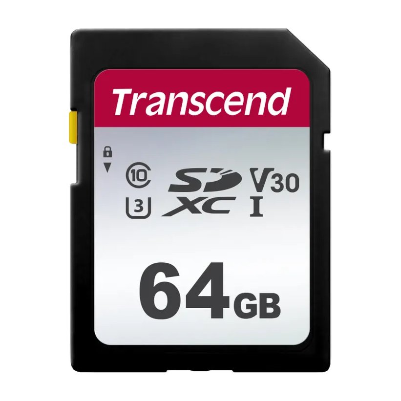 Transcend 300S 64GB UHS-I Class 10 U1 V10 SDXC Card -3D Nand - Transcend | Buy Online in South Africa