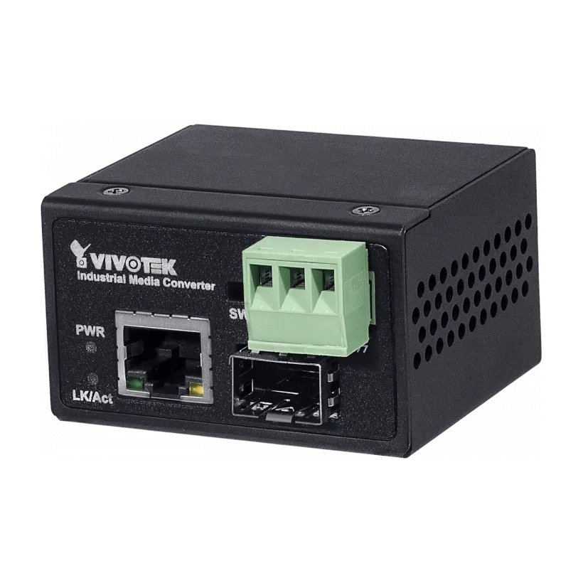 Vivotek Industrial 1xFE + 1xFE SFP Media Converter - Vivotek | Buy Online in South Africa