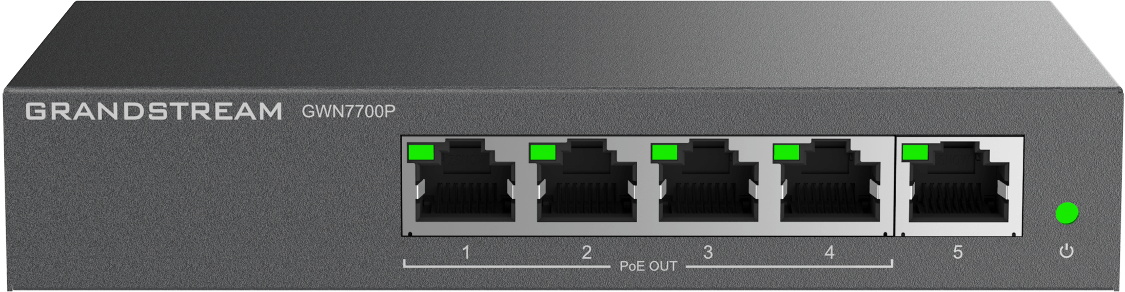Grandstream Enterprise 5 port Unmanaged GbE PoE Switch – 60W (GWN7700P) | Buy Online in South Africa