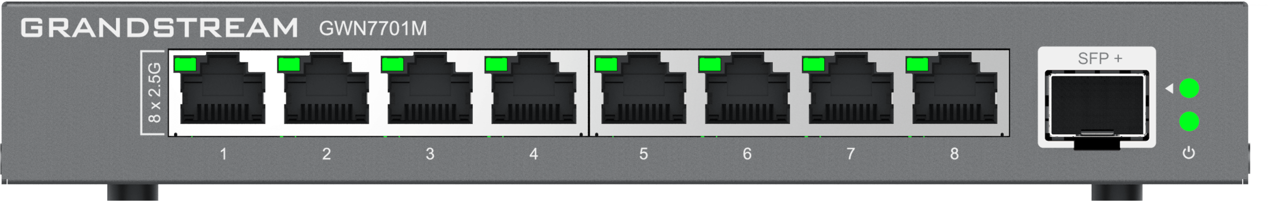 Grandstream Enterprise 8 port Unmanaged 2.5G Switch (GWN7701M) | Buy Online in South Africa