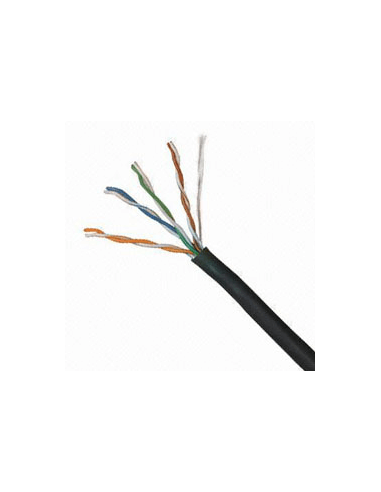 Acconet CAT5 UV Outdoor Ethernet Cable 305m Black CCA SF/TP Roll | Buy Online in South Africa