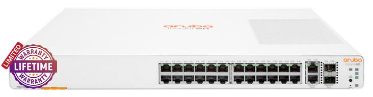 HPE Networking Instant On 1960 2SFP+ 24 Port 370W Switch (ARU-IO-SW196024G-370W) | Buy Online in South Africa
