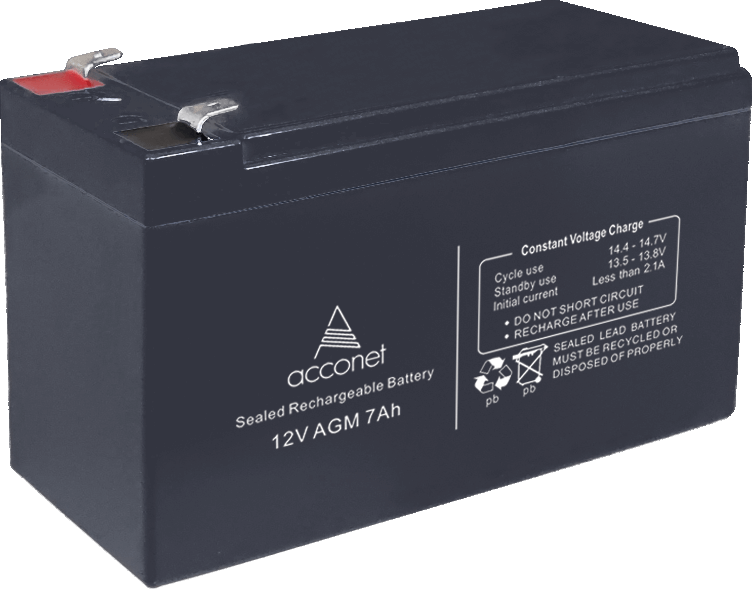 Acconet 12V AGM 7Ah Deep Cycle Battery | Buy Online in South Africa