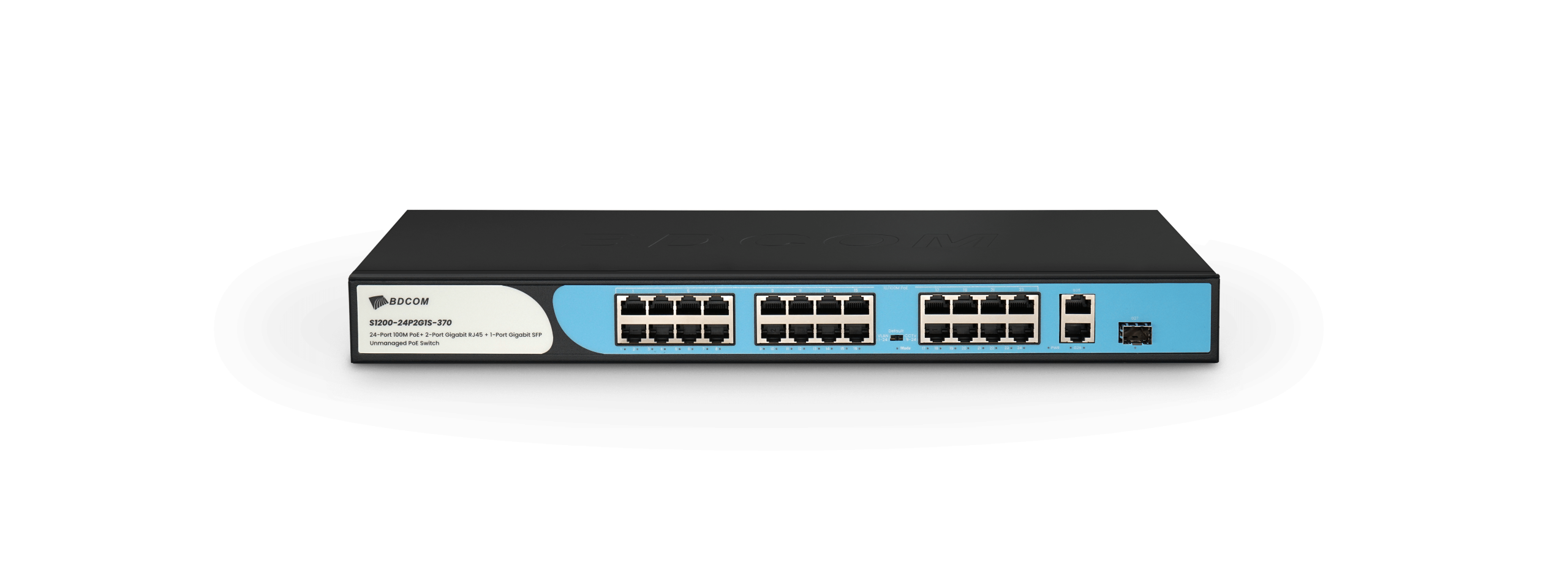 BDCOM 24-Port 100M PoE Switch (24-Port 100M PoE + 2 GE + 1 SFP) 280W PoE Budget | Buy Online in South Africa