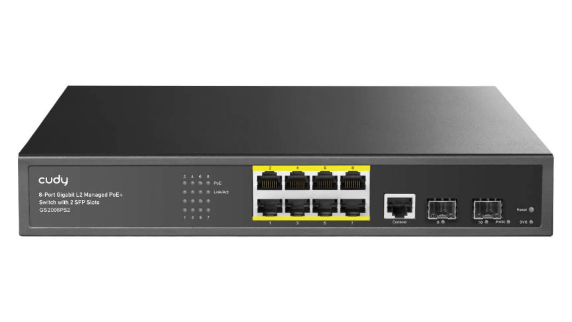 Cudy 8 Port Gigabit PoE 130W 2SFP Switch (GS2008PS2) | Buy Online in South Africa