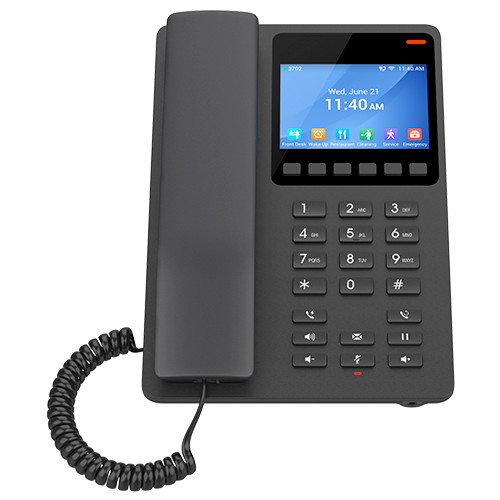 Grandstream 2 Line 3.5" Color LCD Hotel Phone Black (GHP631) | Buy Online in South Africa