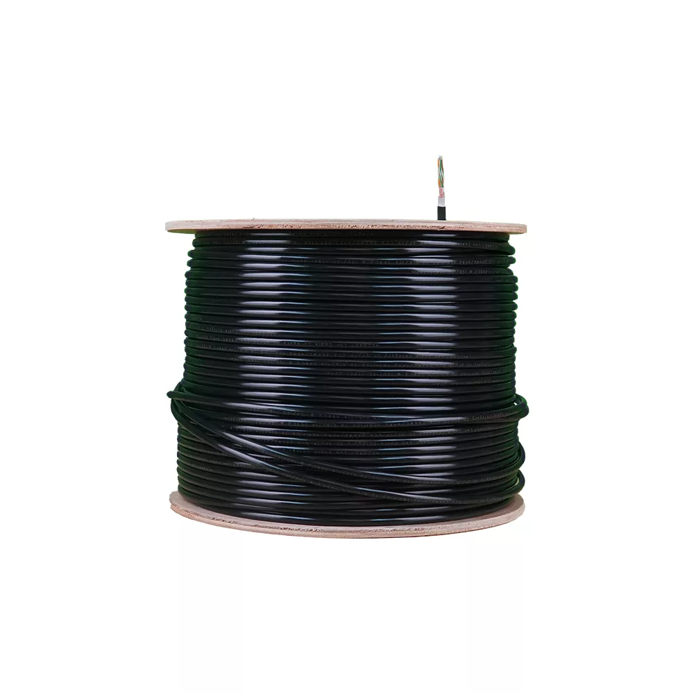 Essential CAT6 UV Outdoor Ethernet Cable 305m Black Solid Copper FTP Pull Box | Buy Online in South Africa