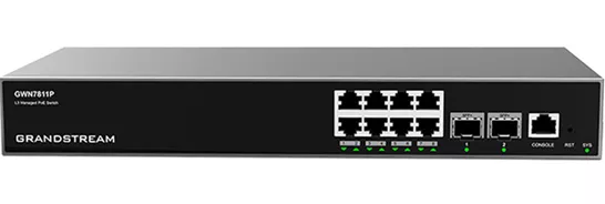Grandstream Enterprise L3 8 port Managed GbE PoE+ Switch 120W (GWN7811P) | Buy Online in South Africa
