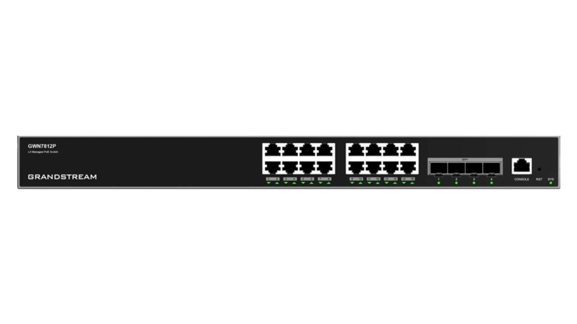 Grandstream Enterprise L3 16 port Managed GbE PoE+ Switch 240W (GWN7812P) | Buy Online in South Africa