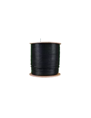 Essential CAT5 UV Outdoor Ethernet Cable 500m Black Solid Copper SF/TP Roll | Buy Online in South Africa