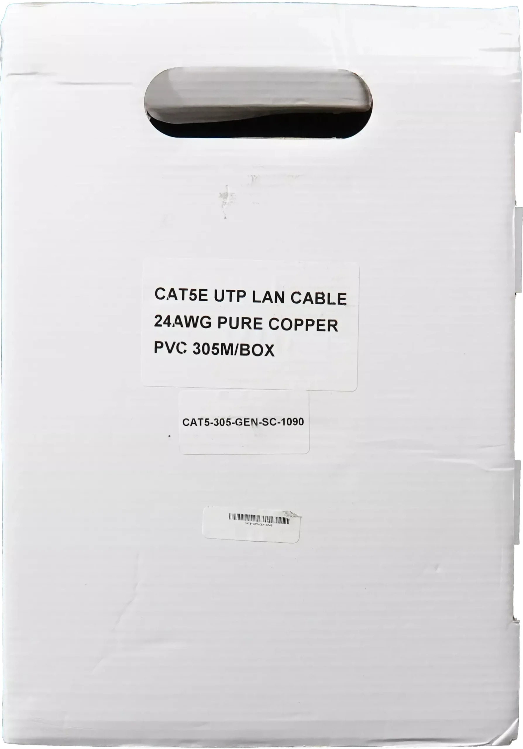 Essential CAT5e Indoor Ethernet Cable 305m Grey Solid Copper UTP Pull Box | Buy Online in South Africa