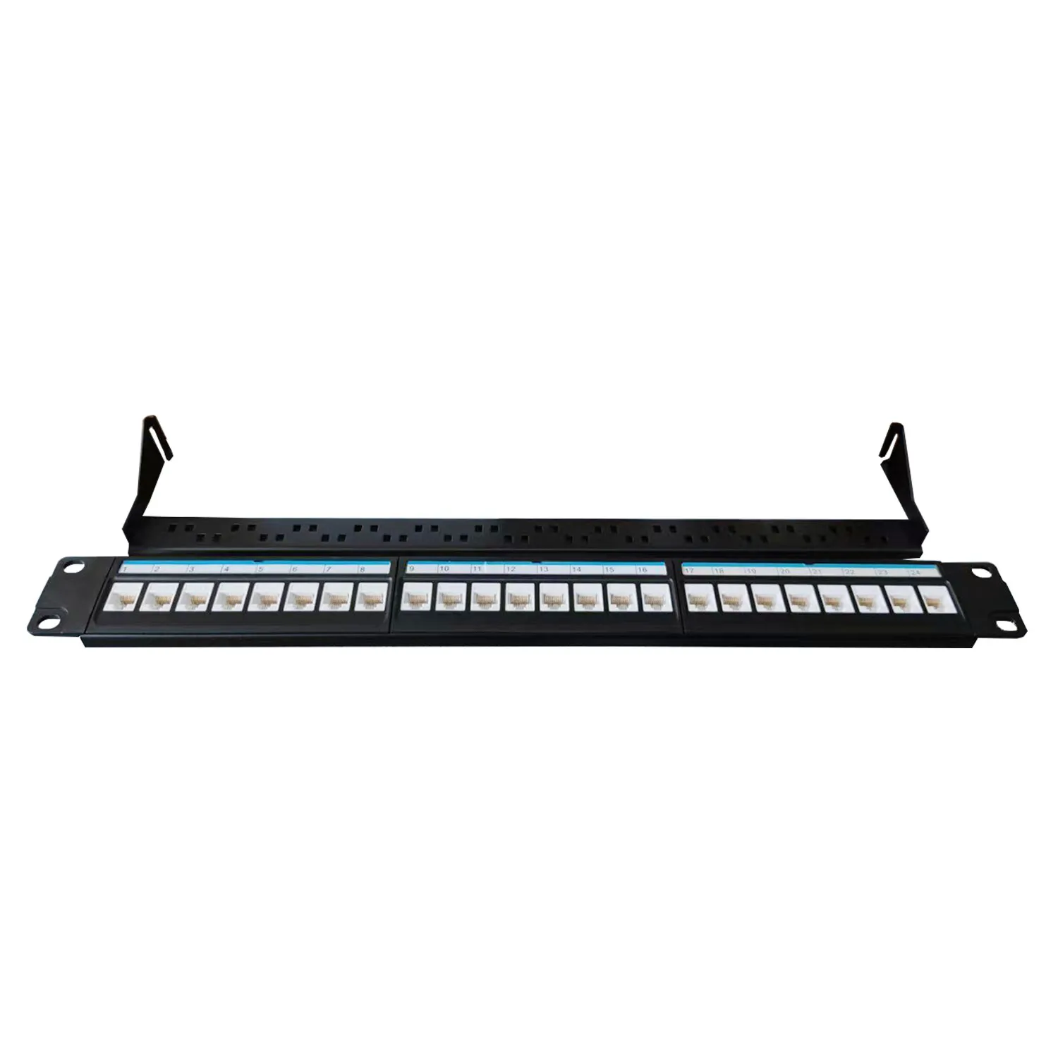 Acconet 24 Port RJ45 Patch Panel, 1U , Black | Buy Online in South Africa