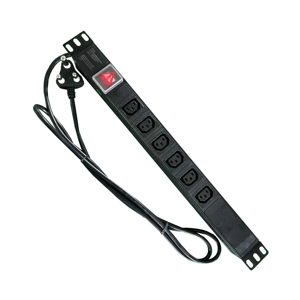 Acconet Power Distribution Unit, 1U, 6 way IEC, 2m 3Pin Plug | Buy Online in South Africa