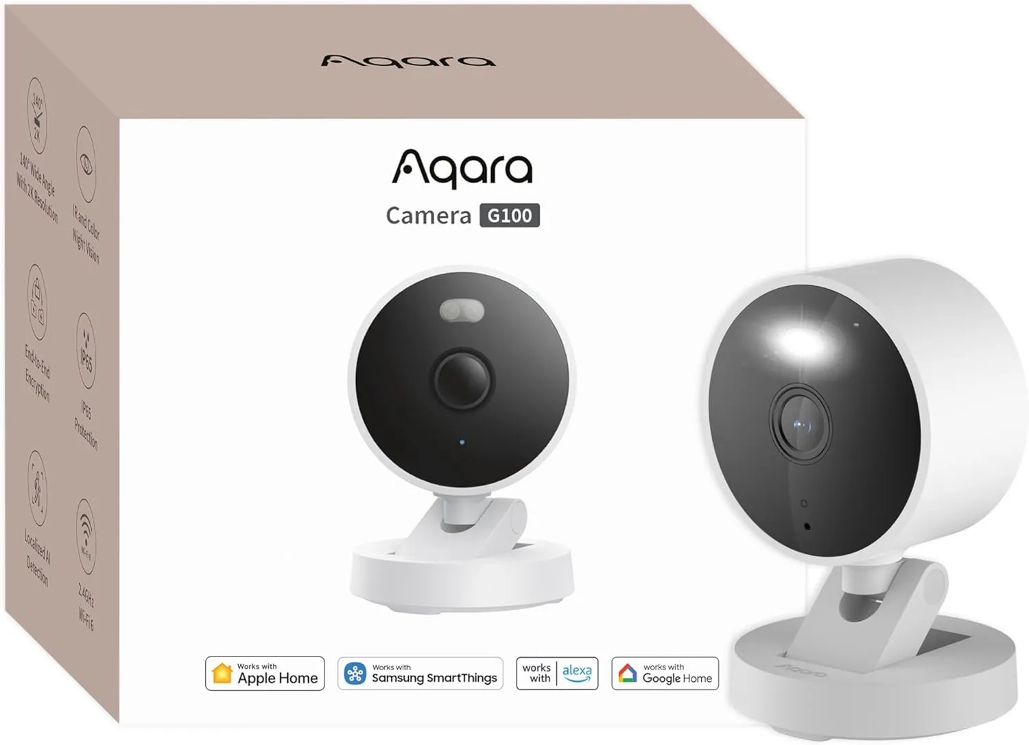 Aqara G100 Select 2K Security Camera White | Buy Online in South Africa