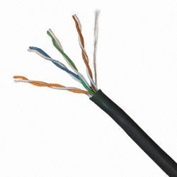 Acconet CAT5 UV Outdoor Ethernet Cable 500m Black CCA SF/TP Roll | Buy Online in South Africa