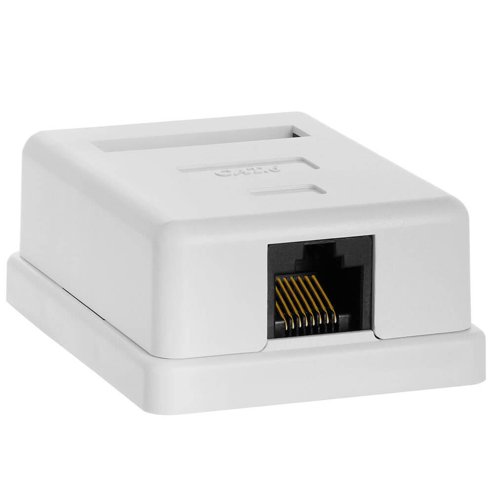 Acconet CAT6 Single RJ45 Wall Box | Buy Online in South Africa