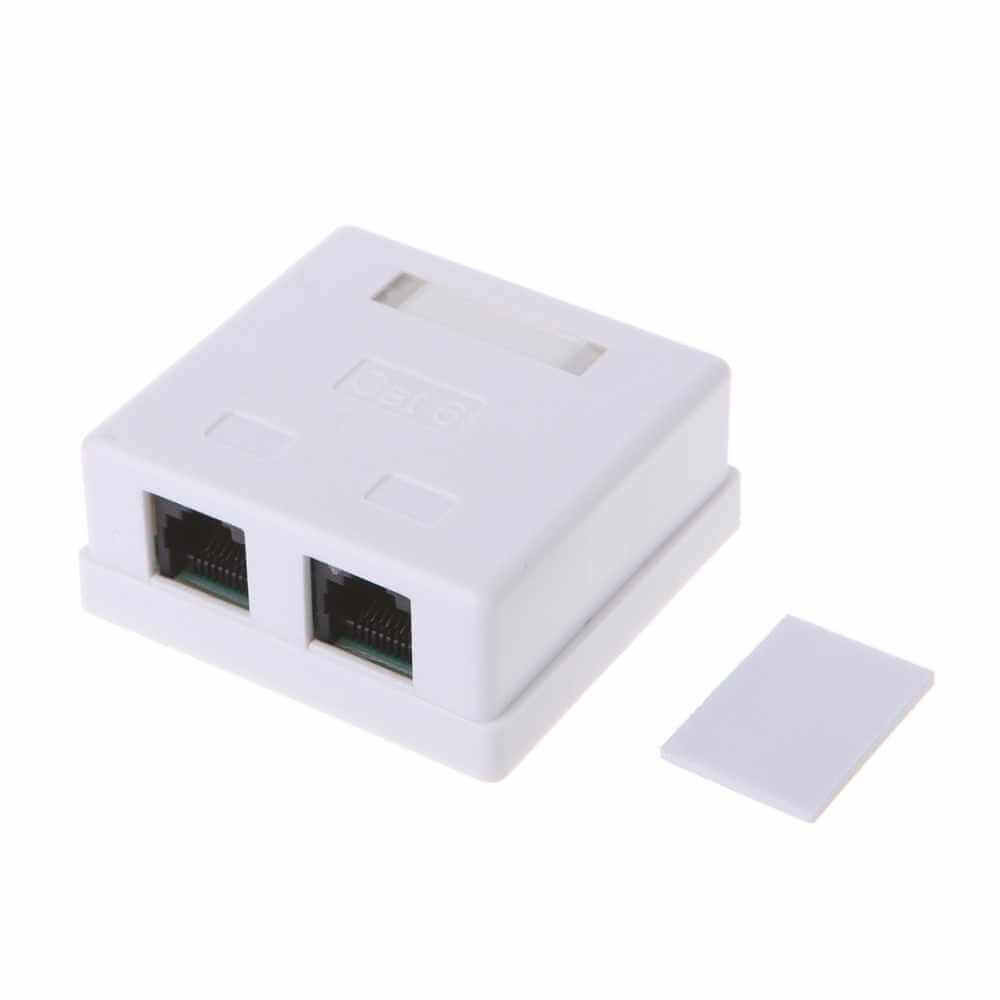 Acconet CAT6 Dual RJ45 Wall Box | Buy Online in South Africa