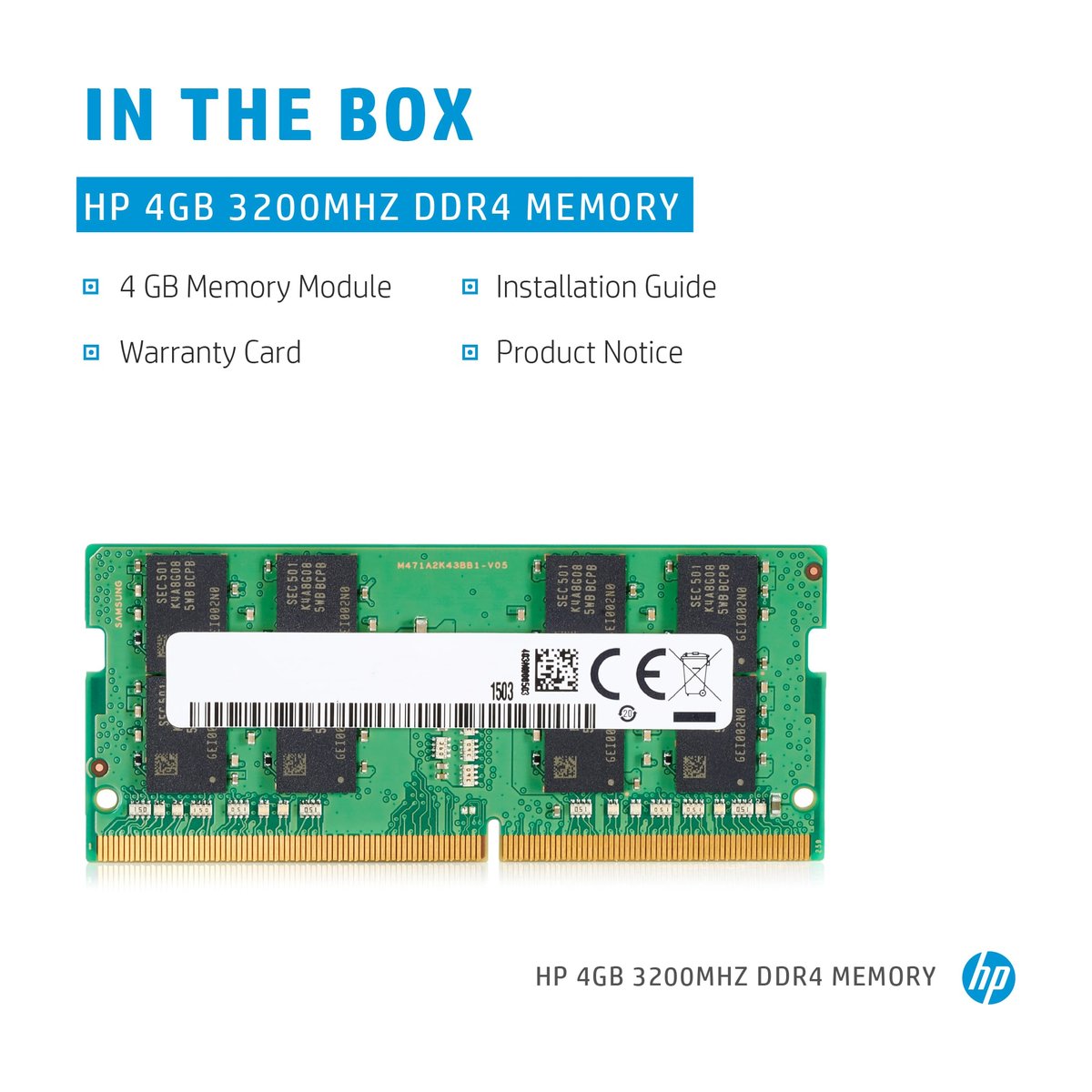 HP 4GB (1x4GB) DDR4 3200 Sodimm Memory | Buy Online in South Africa