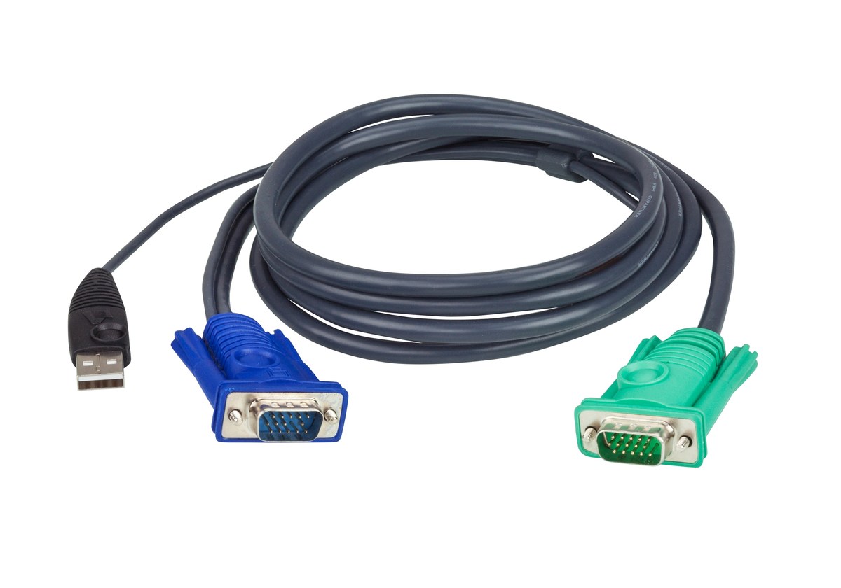 ATEN 1.8M USB KVM Cable with 3 in 1 SPHD - Aten | Buy Online in South Africa