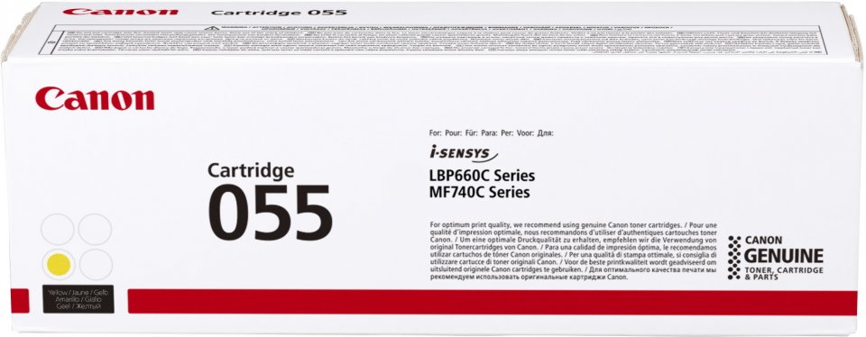 Canon 055 Toner Cartridge (Yellow) - Canon | Buy Online in South Africa