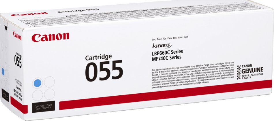 Canon 055 Toner Cartridge (Cyan) - Canon | Buy Online in South Africa