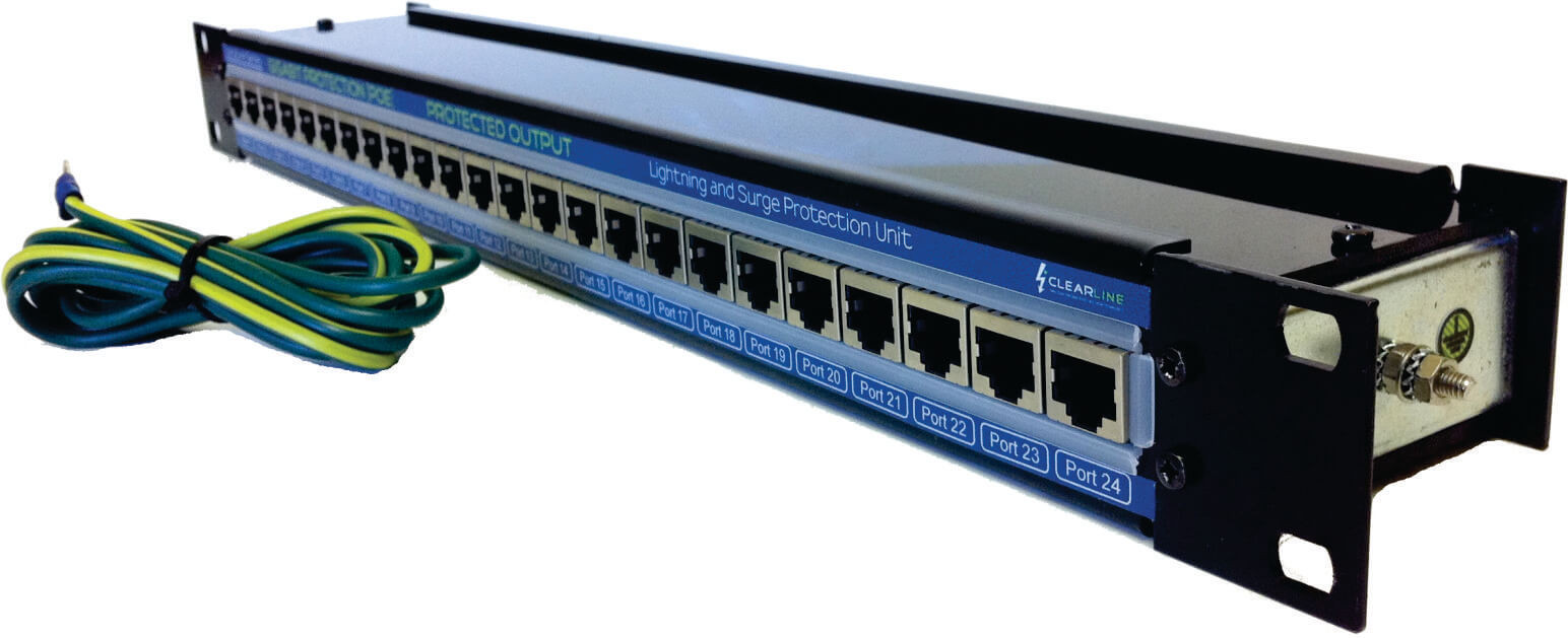 Clear Line 24 Port Gigabit Rackmount PoE Surge Arrestor | Buy Online in South Africa