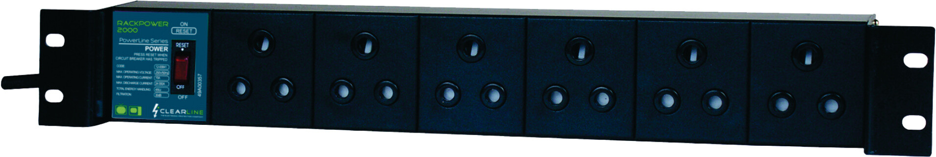 Clearline Surge Protected 6way PDU | Buy Online in South Africa