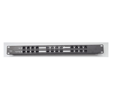 Rackmount 12 port passive PoE injector, Shielded, 1U, Black, 2.1mm Jack | Buy Online in South Africa