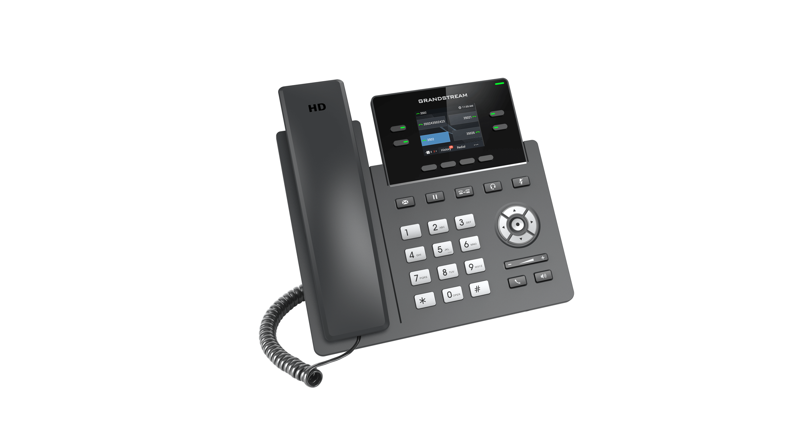 Grandstream 2-Line Carrier Desk Phone - PoE | Buy Online in South Africa