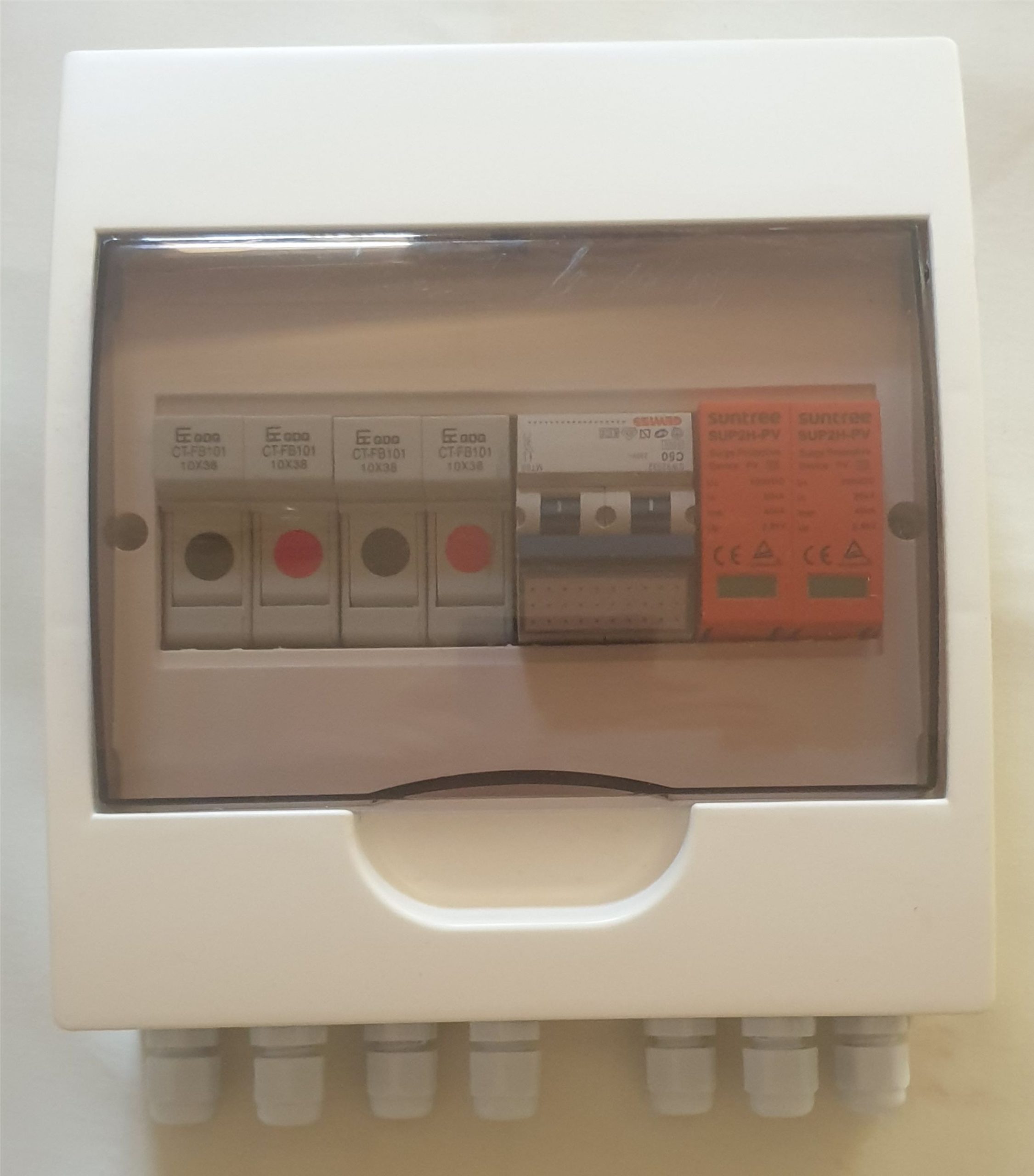 Acconet 250V Protection Box 2 Inputs 1 Outputs 50A Isolator 10A fuses | Buy Online in South Africa