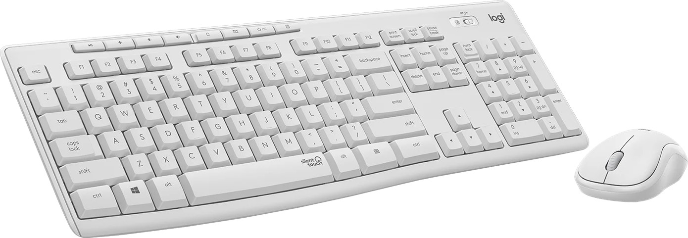Logitech MK295 Silent Wireless Combo Off-White Spill-resistant | Buy Online in South Africa