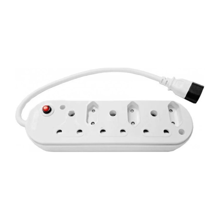 Acconet 6 Way Multiplug with 3x 16A SA and 3x 5A 2 Pin Sockets | Buy Online in South Africa