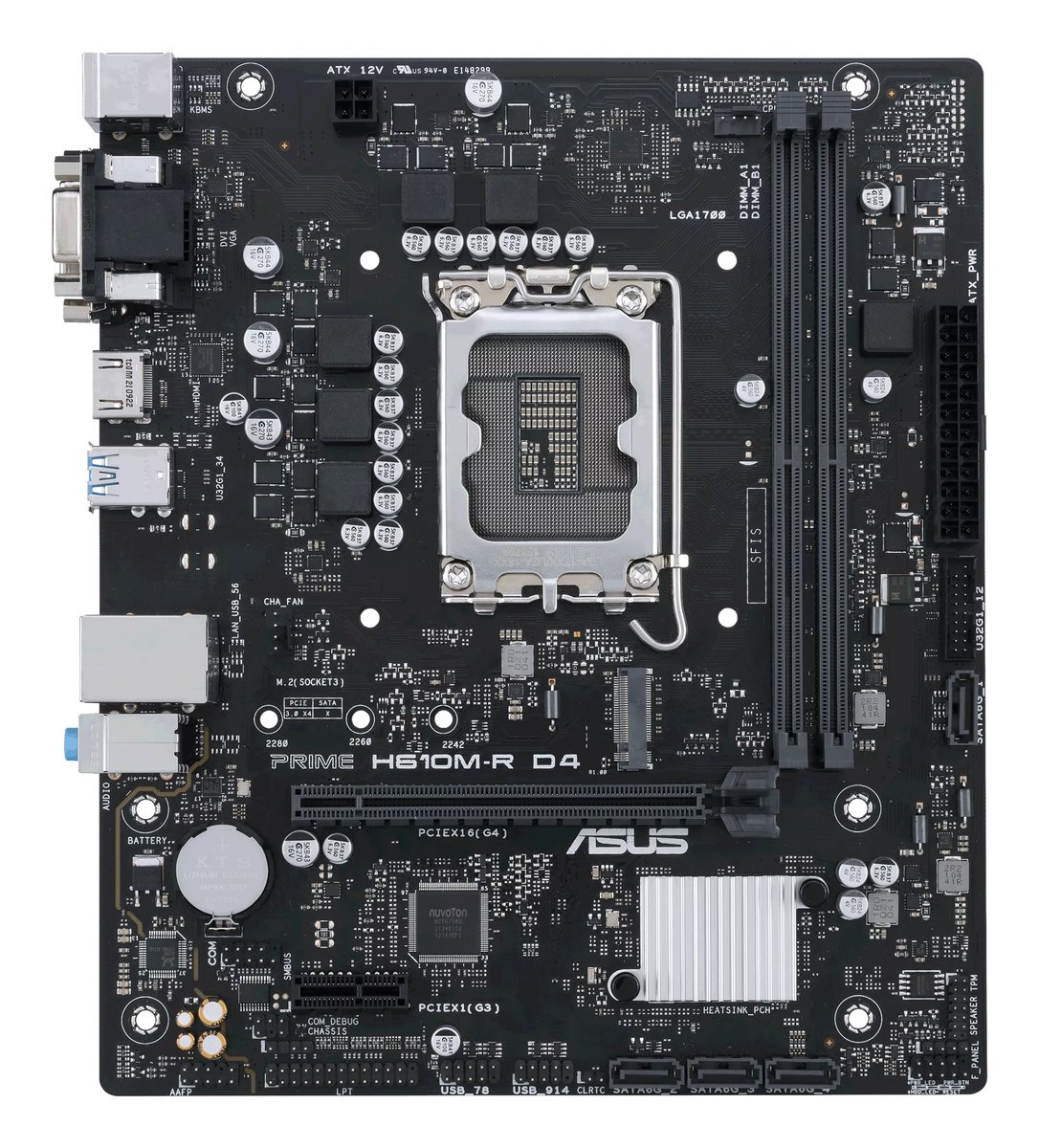 ASUS Motherboard/LGA1700/12/13/14Gen/DDR4/1xM.2/4xSATA/1xPCIe4x16/1xPCIe3x1/ D-Sub/HDMI/DVI/PS2/4xUSB - Asus | Buy Online in South Africa