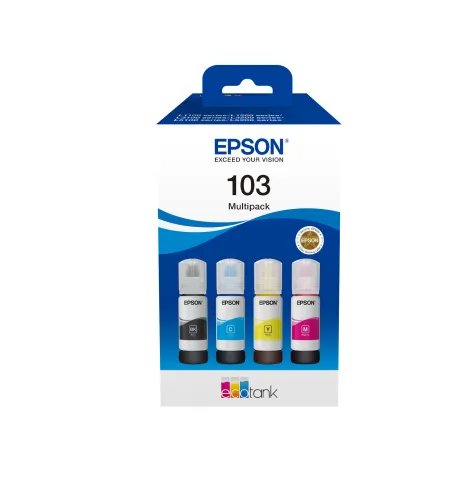 Epson 103 Ecotank 4-colour Multipack. Black 4500 pages, Colour 7500 pages @ 5% coverage each - Epson | Buy Online in South Africa