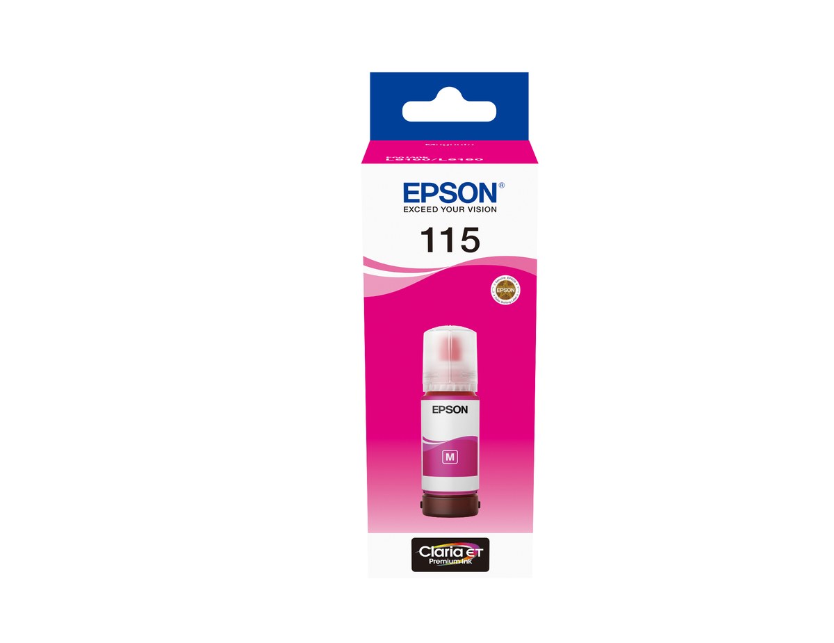 Epson 115 EcoTank Magenta ink bottle (70 ml). 6200 pages @ 5% coverage - Epson | Buy Online in South Africa
