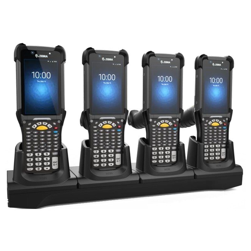 Zebra MC93 4SLOT CHARGE ONLY SHARECRADLE. REQUIRES: LEVEL VI POWER SUPPLY PWR-BGA12V108W0WW; DC CORD CBL-DC-38 | Buy Online in South Africa
