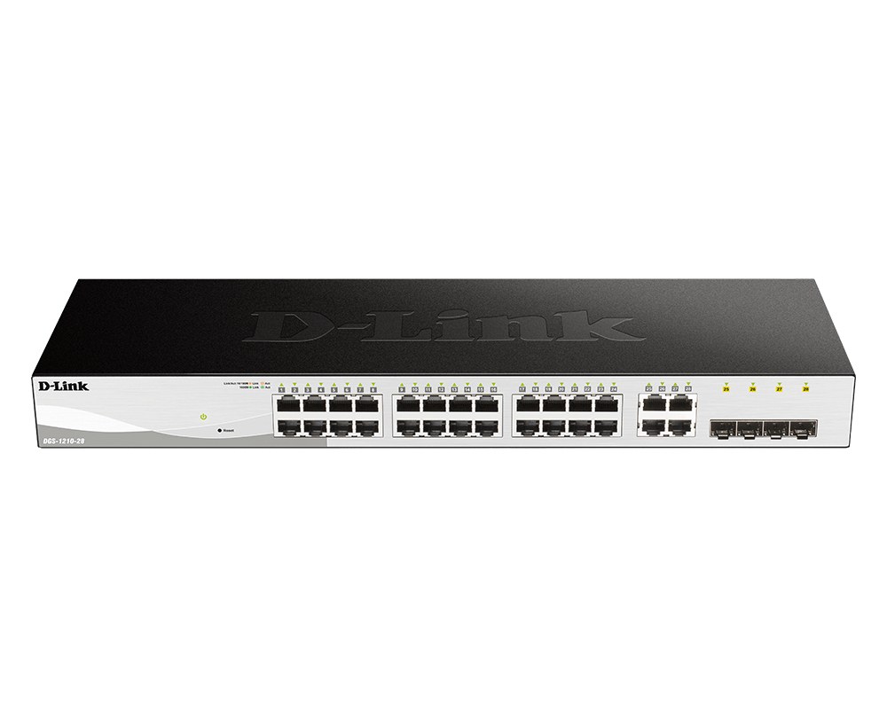 D-Link 28-Port Gigabit Smart Managed Switch; 24 port 10/100/1000Base-T ports + 4 SFP ports | Buy Online in South Africa