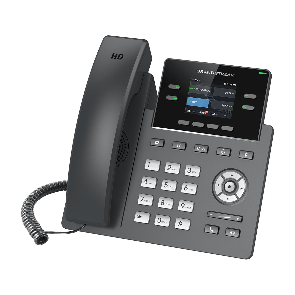 Grandstream 2-Line Carrier Desk Phone, Wi-Fi - PoE | Buy Online in South Africa