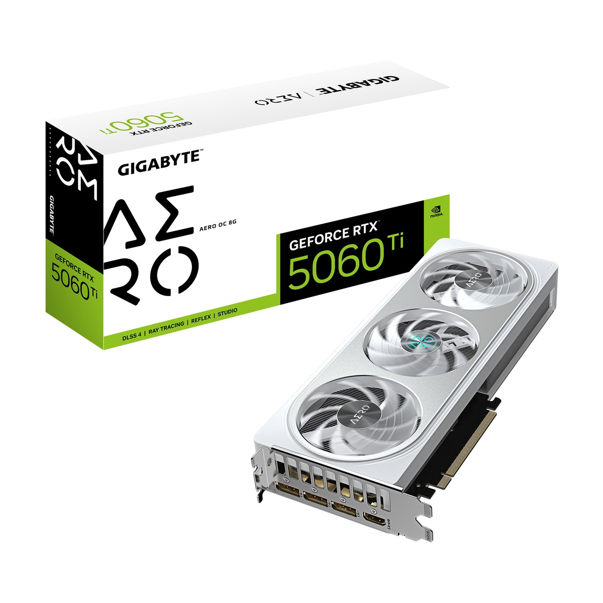 GIGABYTE nVidia GeForce RTX 5060Ti Aero OC 8GB - 8GB GDDR7; 128-Bit Memory Bus; 1x HDMI; 3x DisplayPort . - Gi | Buy Online in South Africa