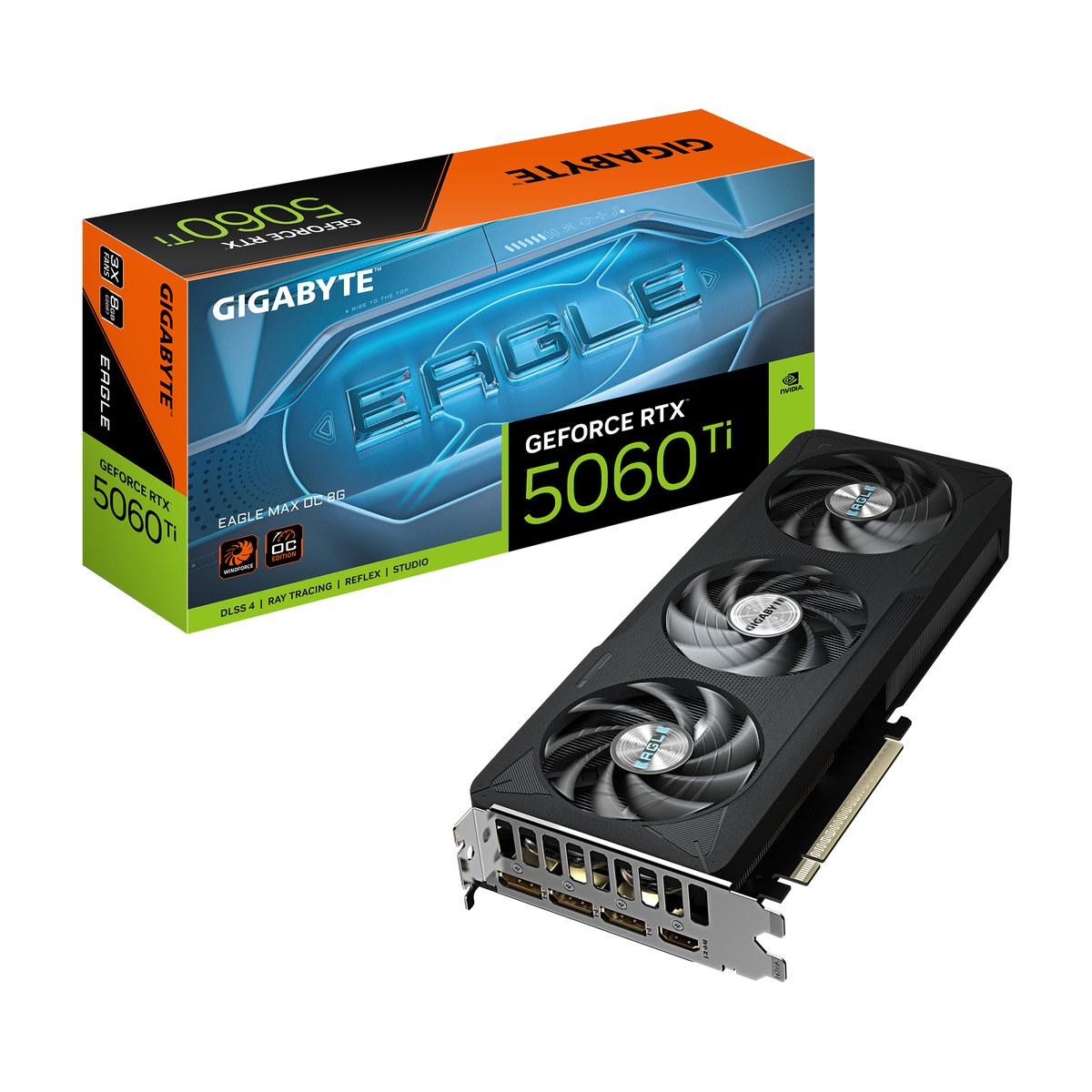 GIGABYTE nVidia GeForce RTX 5060Ti EAGLE MAX 8GB - 8GB GDDR7; 128-Bit Memory Bus; 1x HDMI; 3x DisplayPort . -  | Buy Online in South Africa