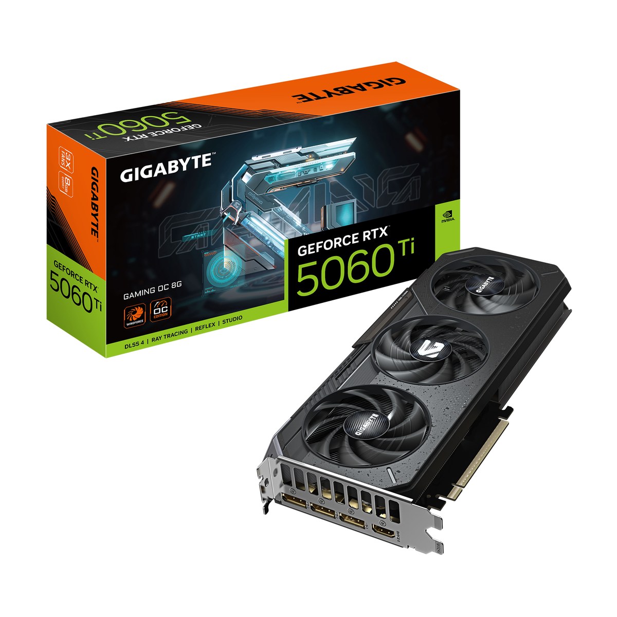 GIGABYTE nVidia GeForce RTX 5060Ti GAMING OC 8GB - 8GB GDDR7; 128-Bit Memory Bus; 1x HDMI; 3x DisplayPort . -  | Buy Online in South Africa
