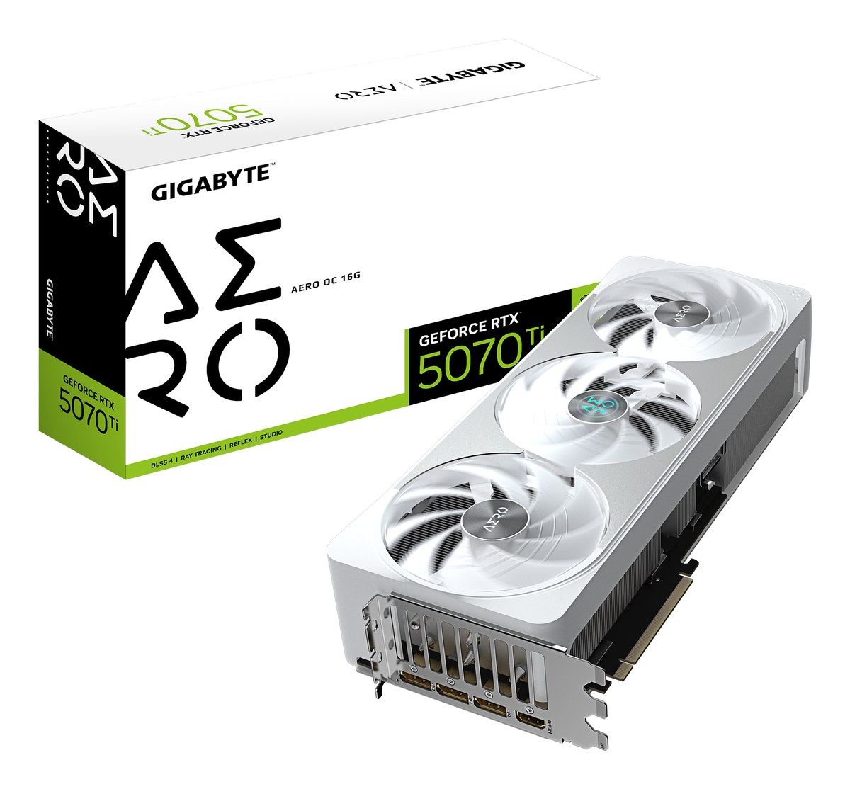 GIGABYTE nVidia GeForce RTX™ 5070Ti AERO OC - 16GB GDDR7 HDMIx1/DPx3 - Gigabyte | Buy Online in South Africa