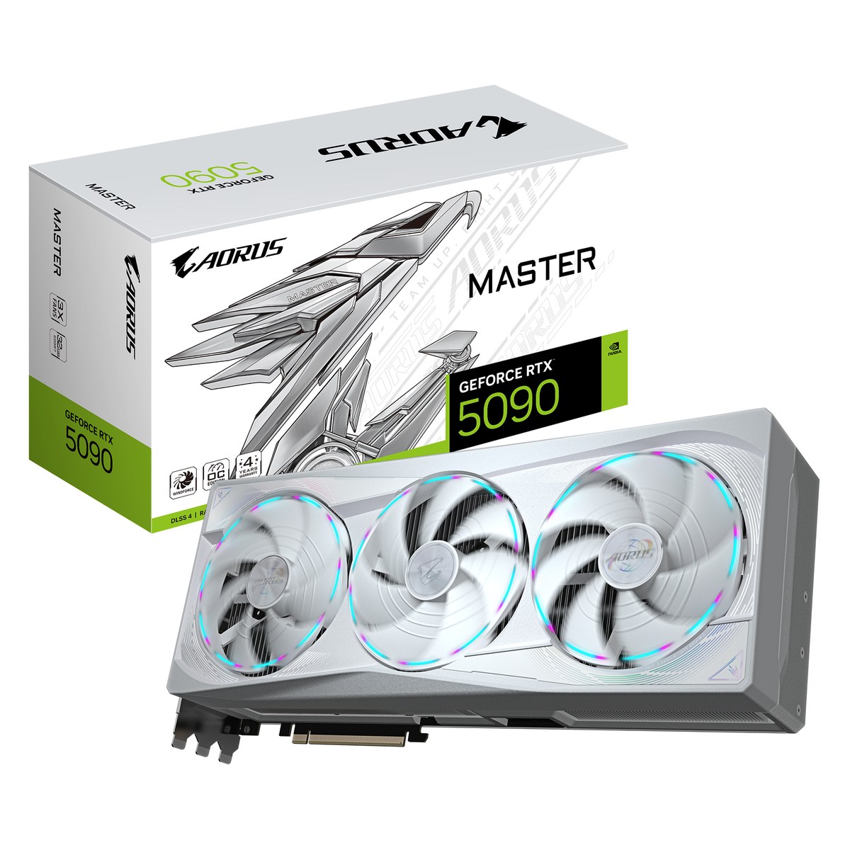 GIGABYTE nVidia GeForce RTX 5090 AORUS MASTER ICE  - 32GB GDDR7; 512-Bit Memory Bus; 1x HDMI; 3x DisplayPort;  | Buy Online in South Africa