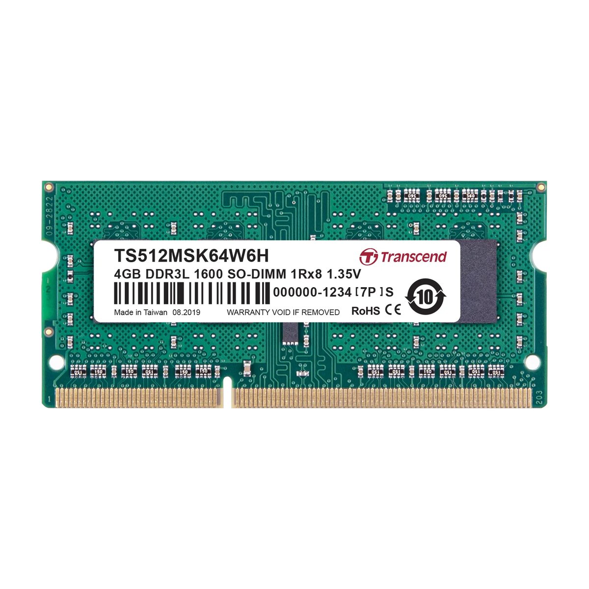 Transcend 4GB Low Voltage Dual Voltage DDR3-1600 SO-DIMM - Transcend | Buy Online in South Africa