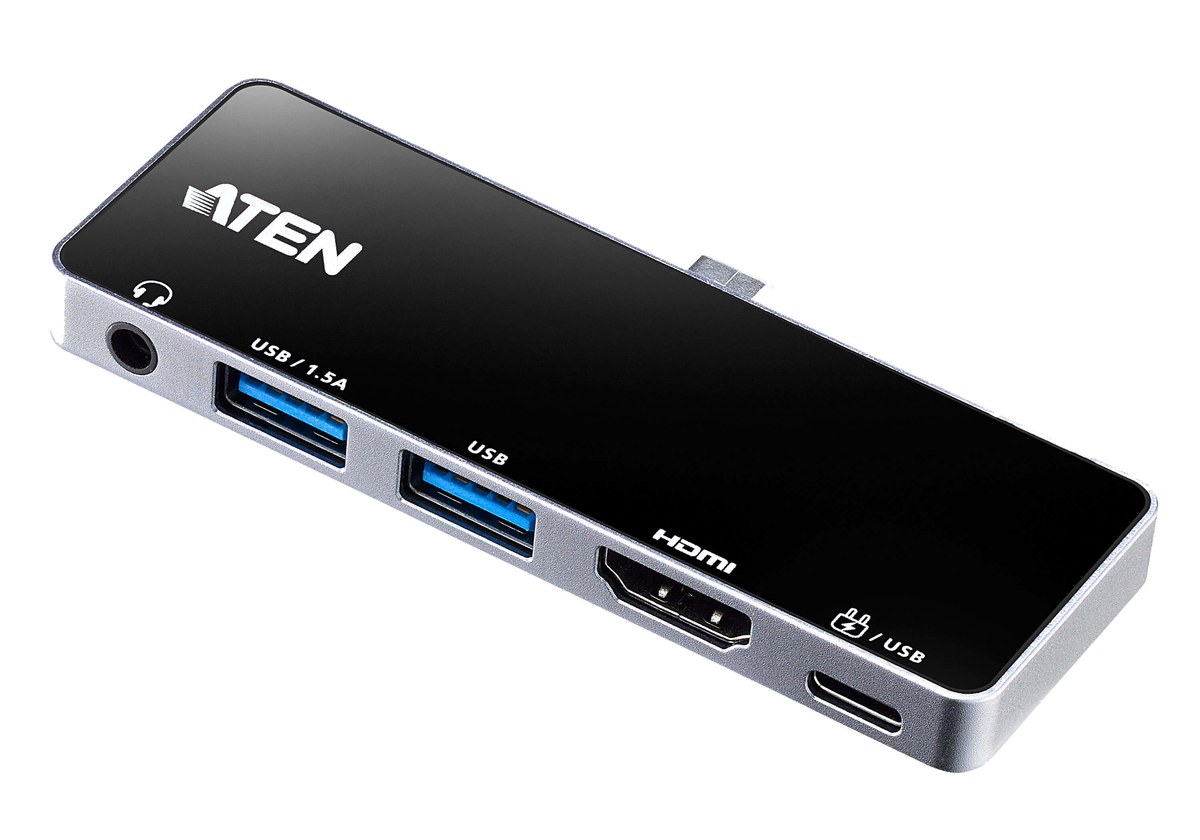 ATEN Dock; USB-C 5-in-1 Travel Dock with Power Pass-Through - 1 x audio port; 2 x USB Type-A ports; 1 x HDMI;  | Buy Online in South Africa